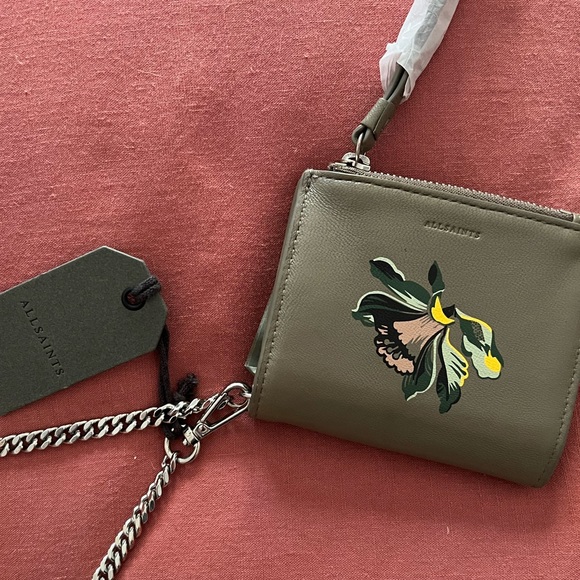 AllSaints Flora chain wallet - Picture 5 of 5